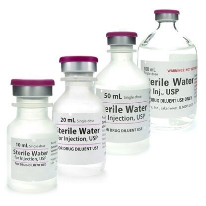 Sterile Water for Injection, SDV