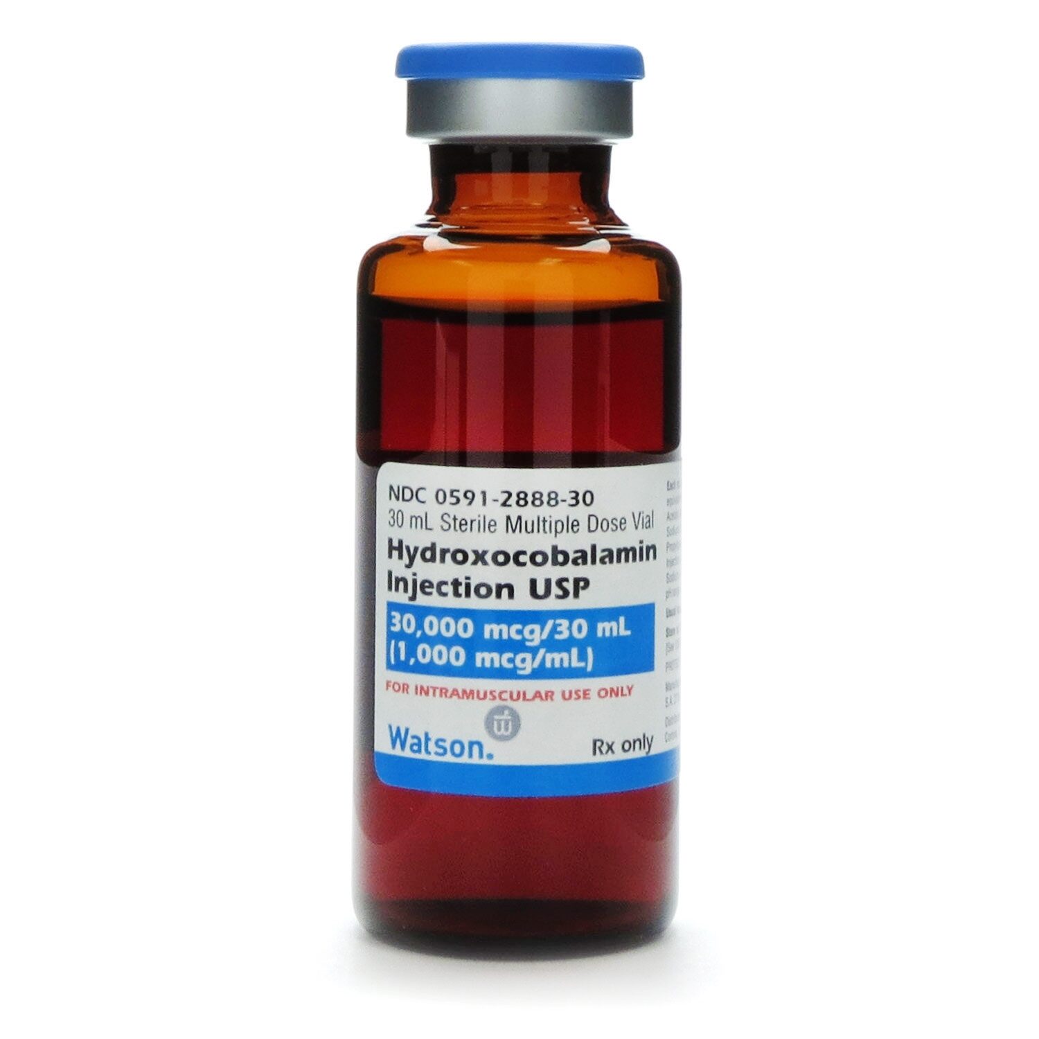 Hydroxocobalamin (B12) Injection 1000 mcg/mL, Multiple Dose Vial 30 mL