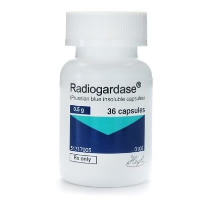 Radiogardase® (Prussian Blue), 0.5gram, 36 Capsules/Bottle