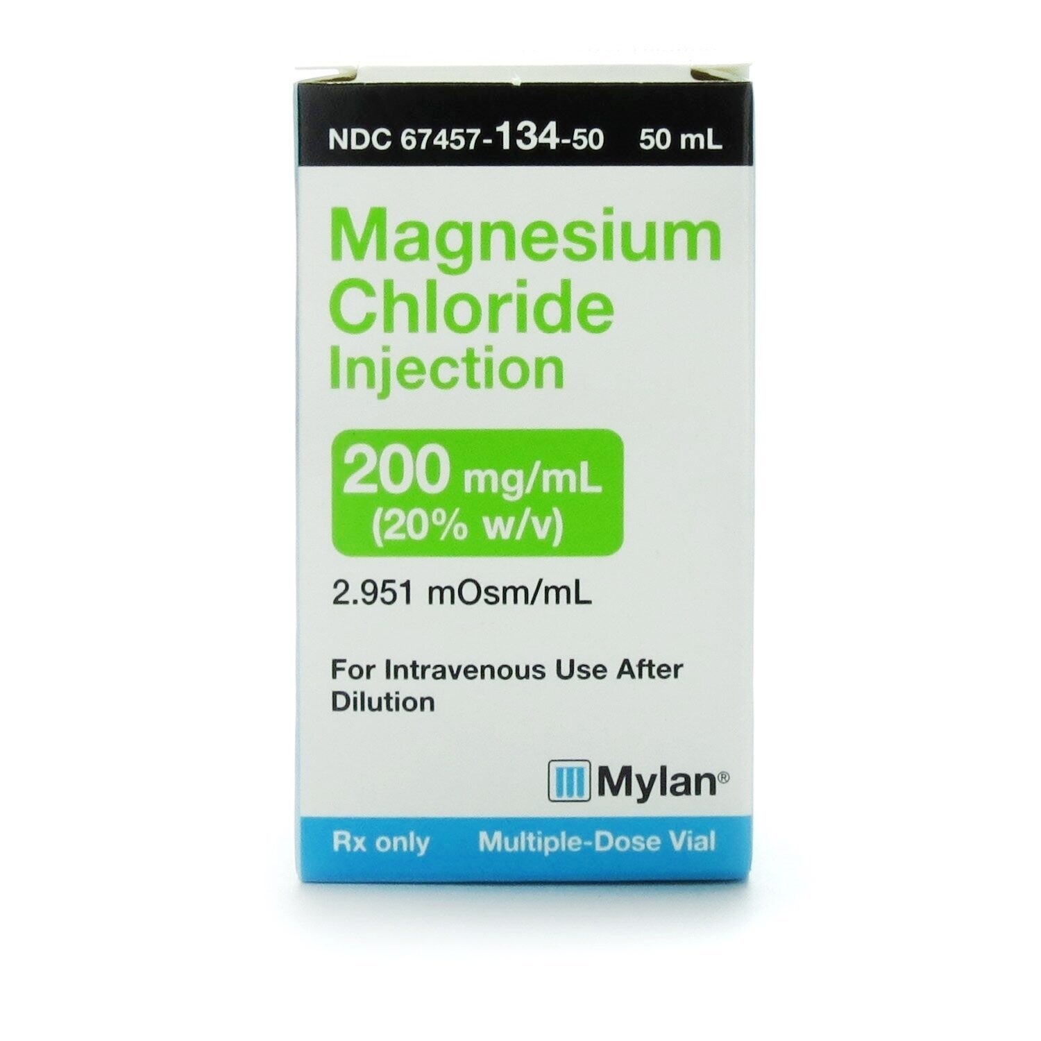 Magnesium Chloride, 200mg/mL MDV, 50mL Vial McGuff