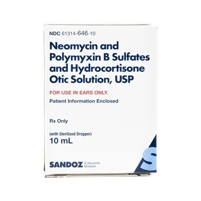 Neomycin/Polymycin/HC Otic Drops 10mL