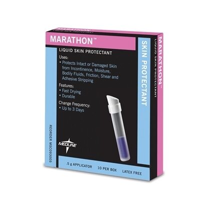 Marathon Skin Protectant, Breathable Barrier, 0.5gm w/Applicator  10/Box