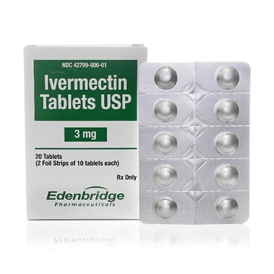 Ivermectin Tablets 3mg 20 TabletsBox