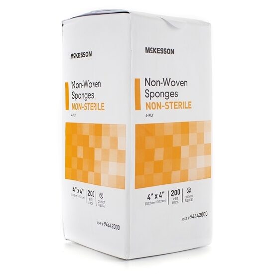 Sponge  4ply NonSterile 4x4   Performance Plus PolyRayon  NonWoven 200Package