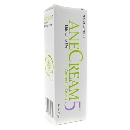 Anecream Lidocaine 5% Cream 30 g, Each