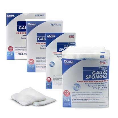 Dukal Gauze Pads, 100/Box