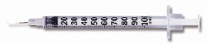 1cc Insulin Syringe, 28G x 1/2", Micro-Fine, BD Micro-Fine™, 100/Box