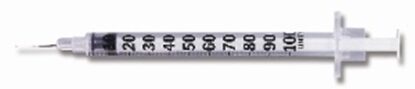 BD Micro-Fine™ Insulin Syringe With Needle 1cc 28G x 1/2", 100/Box