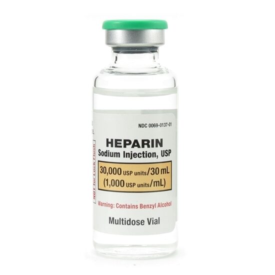 Heparin Sodium  1000UmL MDV 30mL Vial