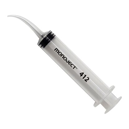 Monoject™ Syringe with Curved Tip 12cc, 50/Box