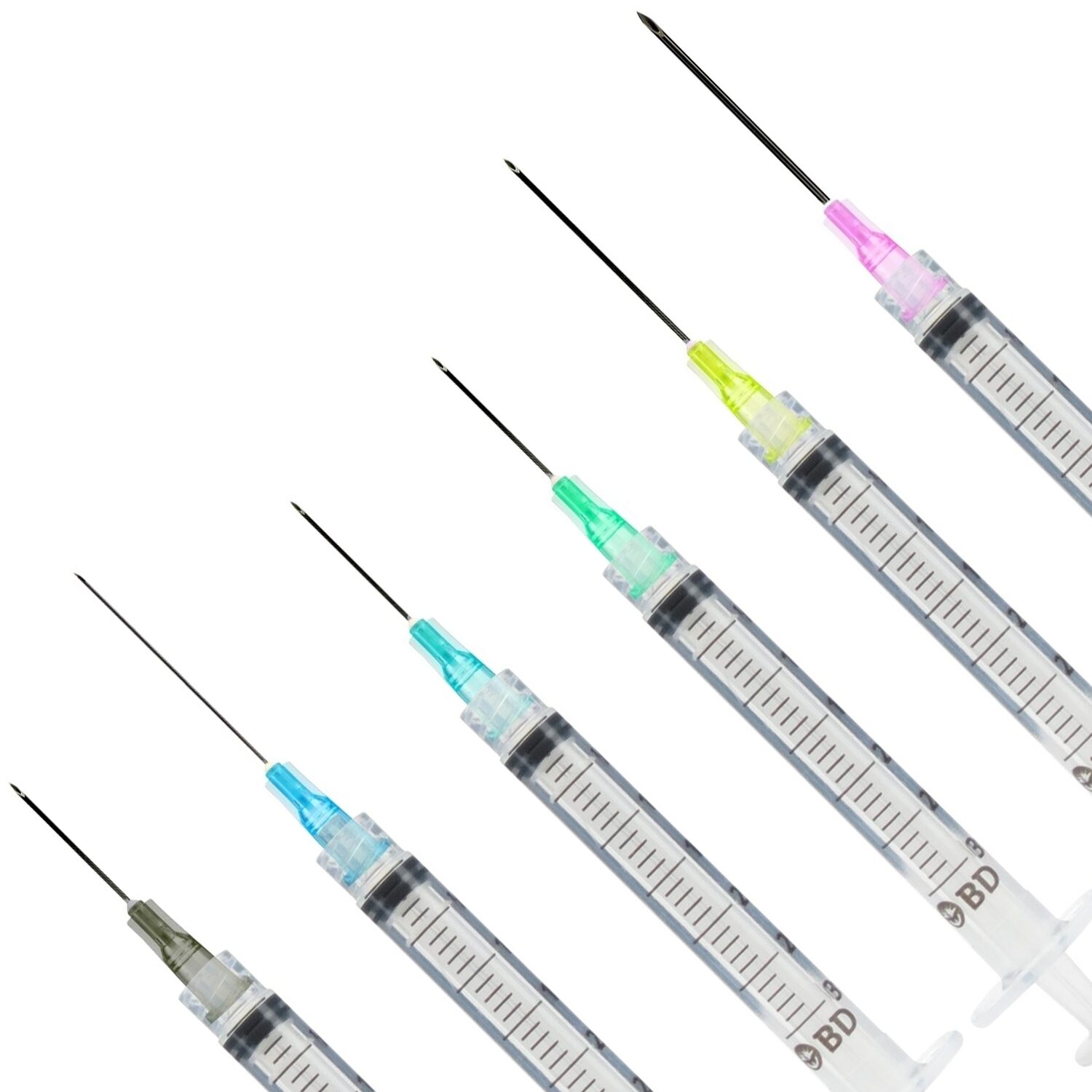 BD Luer-Lok Syringe with Detachable PrecisionGlide Needle 25g x 5/8, 3 ml (100 Count)