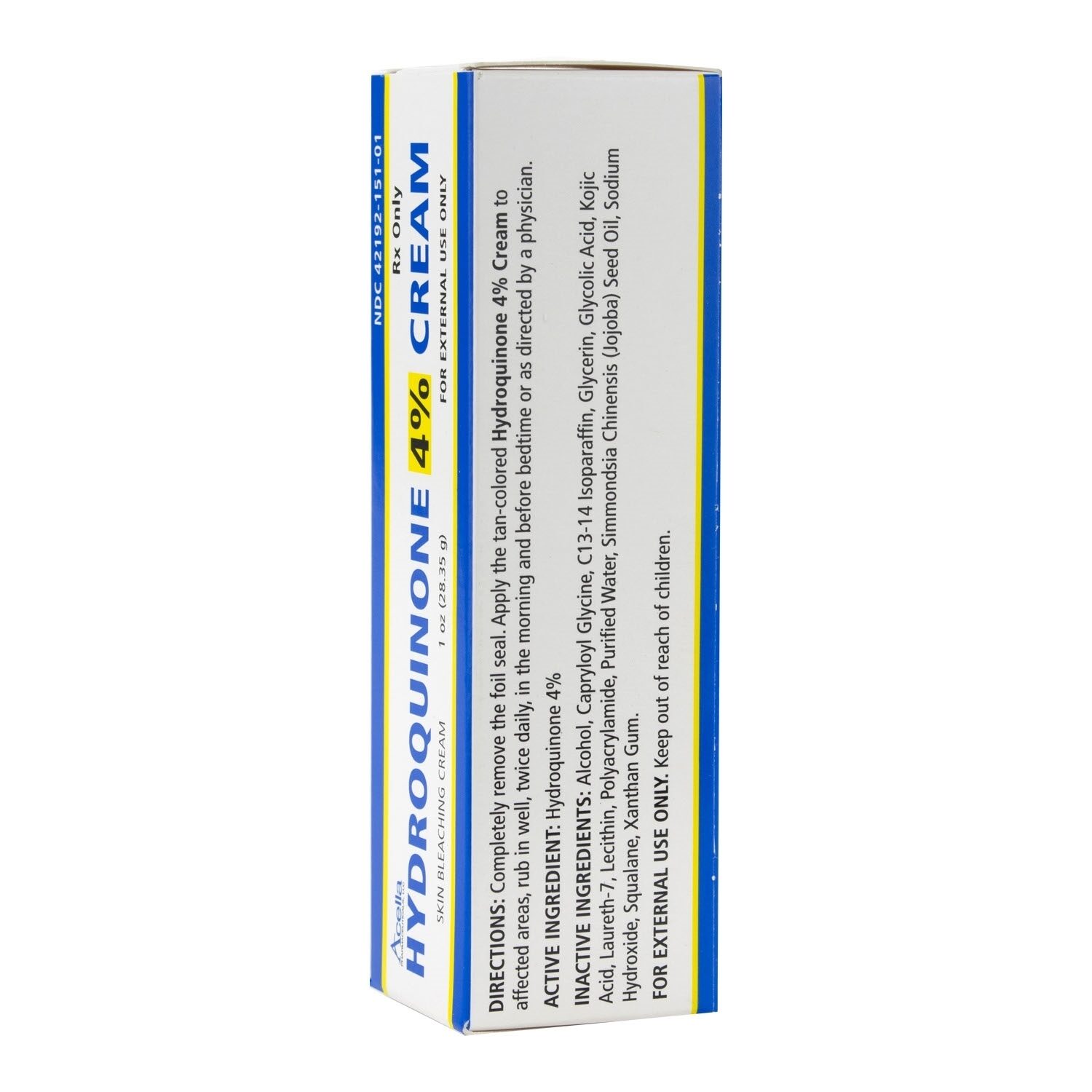 Hydroquinone Cream, 4, Cream, 28.35 gram/Tube McGuff