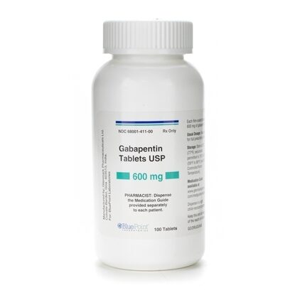 Gabapentin  600mg  Tablets  100/Bottle