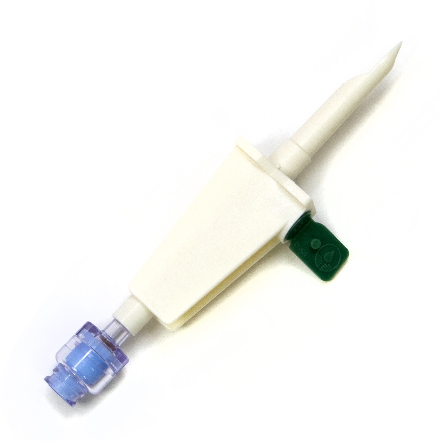 SWAN-LOCK® Dispensing Pin With Swabable Needle-Free Vial