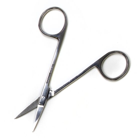 Scissors Iris Straight 4 12 Stainless Steel Each