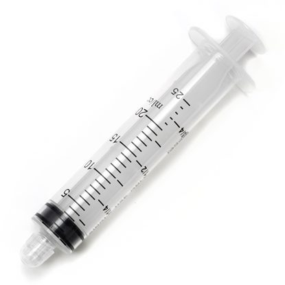 20cc Syringe, Luer Lock, w/Cap, No Needle, Exel, Sterile, Graduations to 25cc, 50/Box