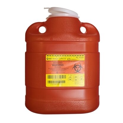 Sharps Collector, 6.9 Quart/6.6 Liter, Each