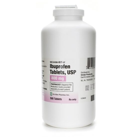 Ibuprofen 800mg 500 TabletsBottle