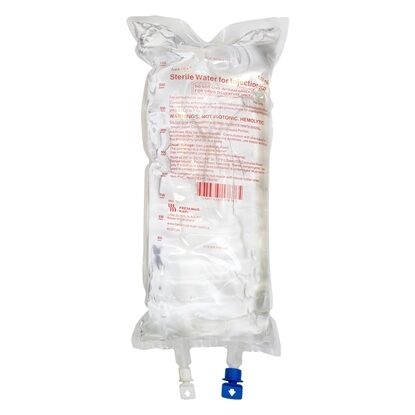 Sterile Water, Freeflex®, No Latex, PVC or DEHP, 1,000mL, 10/Case