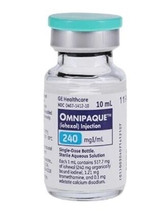 OMNIPAQUE™ 240 (Iohexol), 240mg/mL, SDV, 10mL, 10 Vials/Tray