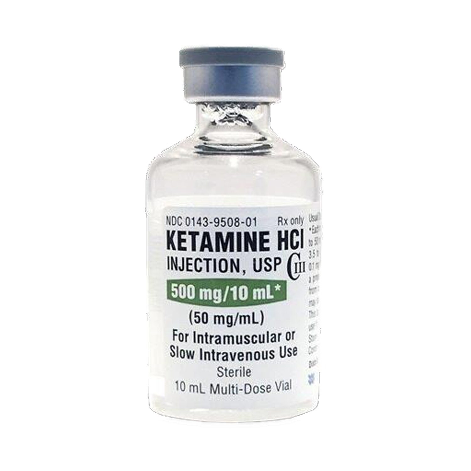 Ketamine HCl, [CIII], 50mg/mL, MDV, 10mL, 10 Vials/Tray McGuff