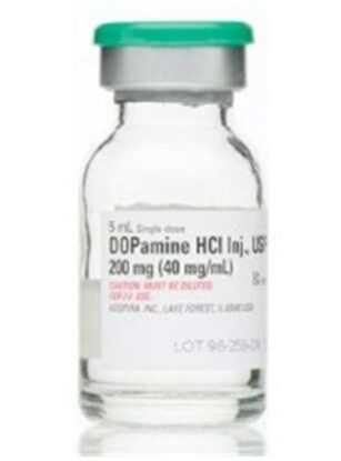 Dopamine HCl, 40mg/mL, SDV, 5mL/Vial, 25Vials/Tray