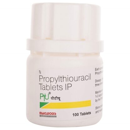 Propylthiouracil, 50mg, 100 Tablets/Bottle