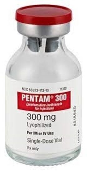 Pentam 300 Pentamidine isethionate Lyophilized 300mgVial SDV 10 VialsTray