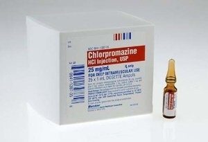 Chlorpromazine HCl Injection 25 mg/mL, Ampule 2 mL, 25/Tray | McGuff