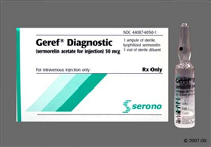 Geref Diagnostic with Diluent, 50mcg, Refrigerated, Ampule