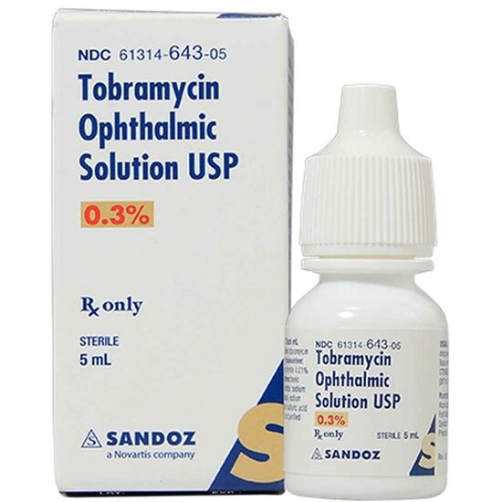 Tobramycin AkTob  03 Ophthalmic Drops 5mL Bottle