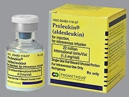 PROLEUKIN® (Interleukin-2) IV Bolus Vaccine, Powder, 22MMu/vial, SDV, 1.2mL Vial