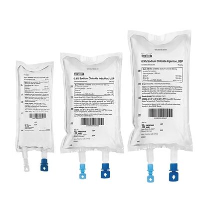 0.9% Sodium Chloride IV Solution Injection, Freeflex® Bag, Latex/PVC/DEHP-free, Case