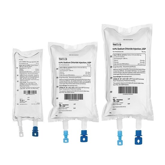 09 Sodium Chloride Freeflex No Latex PVC or DEHP