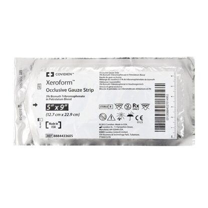 Dressing, Petrolatum, 5" x 9", Sterile, Xeroform™, 50/Box