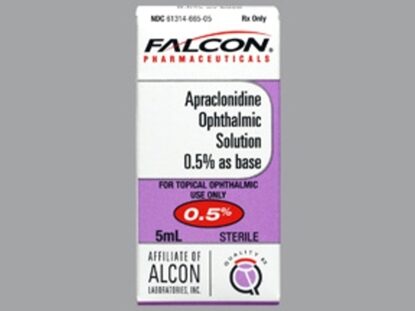 Apraclonidine HCl 0.5% Ophthalmic Solution 5mL