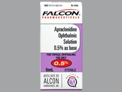 Apraclonidine HCL 0.5% Ophthalmic Solution 5mL/Bottle