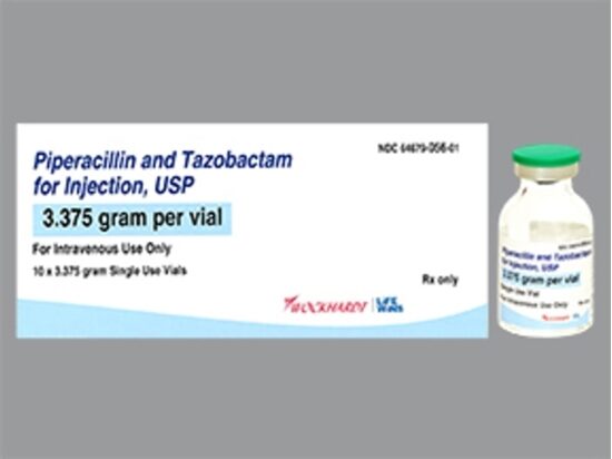Piperacillin and Tazobactam Powder for Injection 3375gramsvial 10vialsTray
