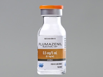 Flumazenil, 0.1mg/mL, MDV, 5mL, 10 Vials/Tray