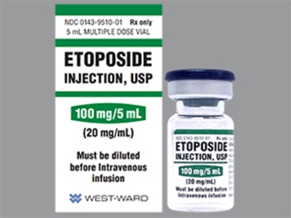 Etoposide, 20mg/mL, MDV, 5mL Vial