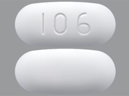 Amoxicillin and Clavulanate Potassium 500 mg/125 mg Tablets, 20 Count