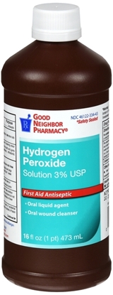 Hydrogen Peroxide 3%, Topical USP, 16 Ounce Bottle, Each
