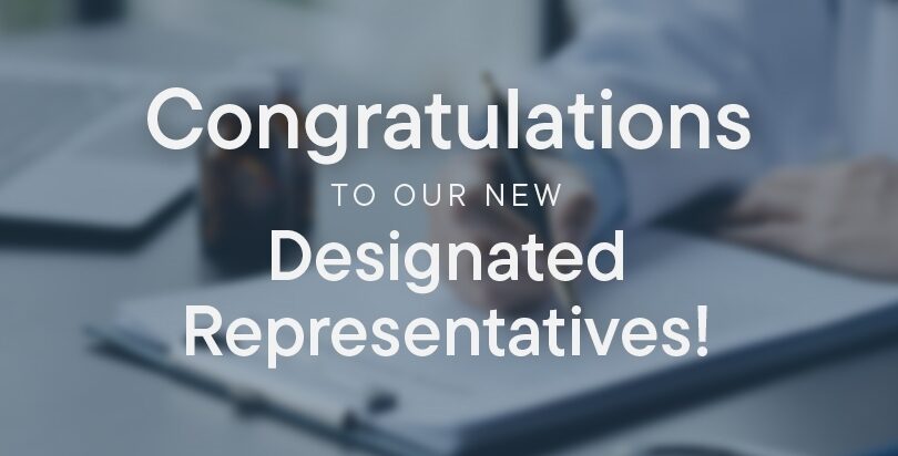 Celebrating our Three New Designated Representatives