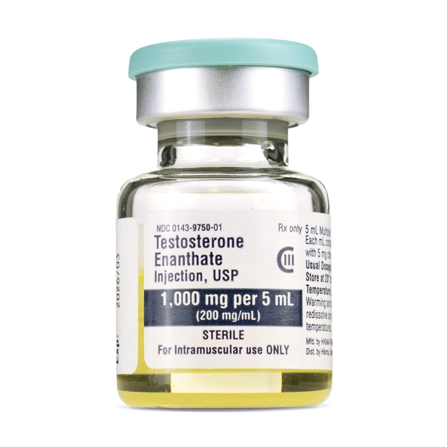 Testosterone Enanthate 200mg mL MDV 5mL Vial McGuff