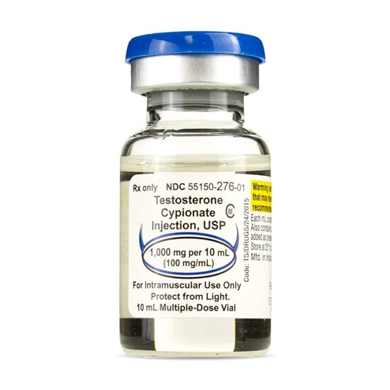 Testosterone Cypionate, 100mg/mL, MDV, 10mL Vial McGuff