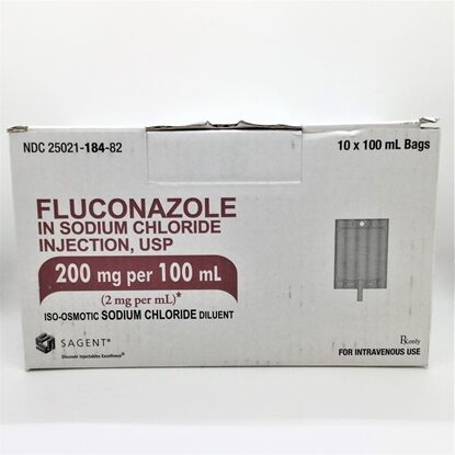 200 mg Fluconazole IV Solution Injection, 100 mL Bag, Latex/PVC/DEHP-free, 10/Box