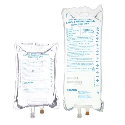 5% Dextrose and 0.20% Sodium Chloride IV Solution Injection, Excel® Bag, Latex/PVC/DEHP-free, Case
