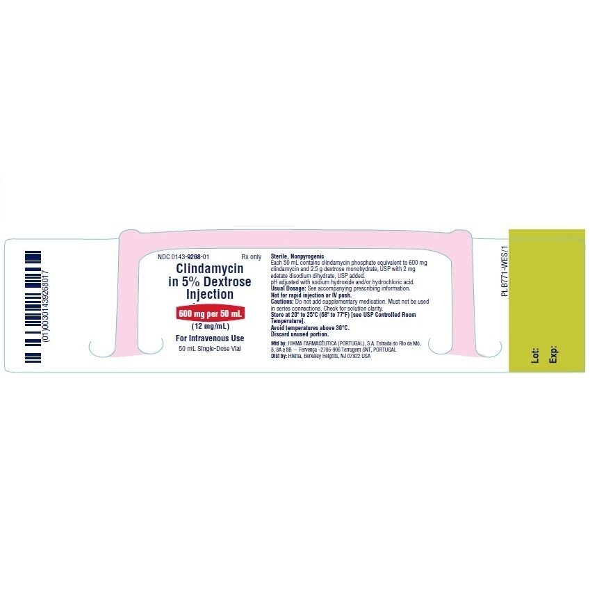 Clindamycin in 5% Dextrose Injection, Single Dose Vial 50 mL, Each | McGuff