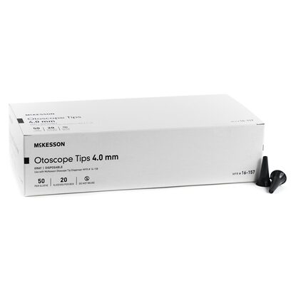 McKesson Ear Speculum Round Tip Plastic 4 mm, 1000/Box