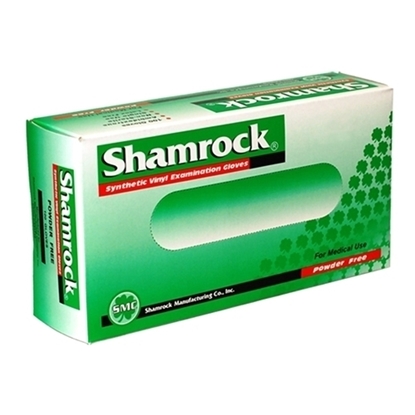 Shamlock Exam Gloves Clear, 100/Box